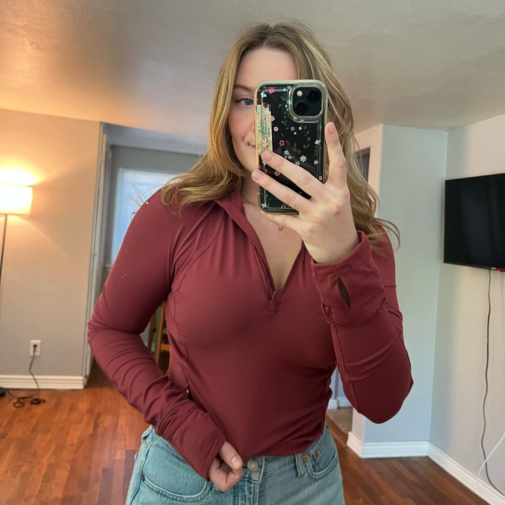 Lululemon It’s Rulu Cropped Half Zip